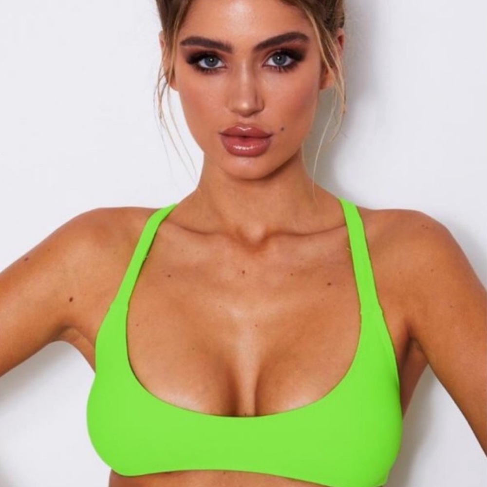 white fox boutique bikini top